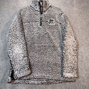 Boxer Craft Mens Sweater Gray S Long Sleeve Mock Neck Pullover